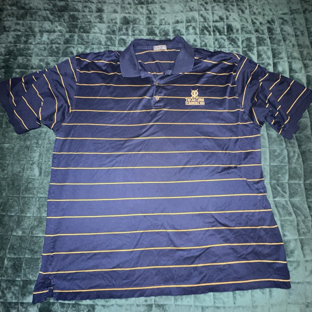St. Andrew's Links Mens Polo Shirt Double XL (2XL) Golf